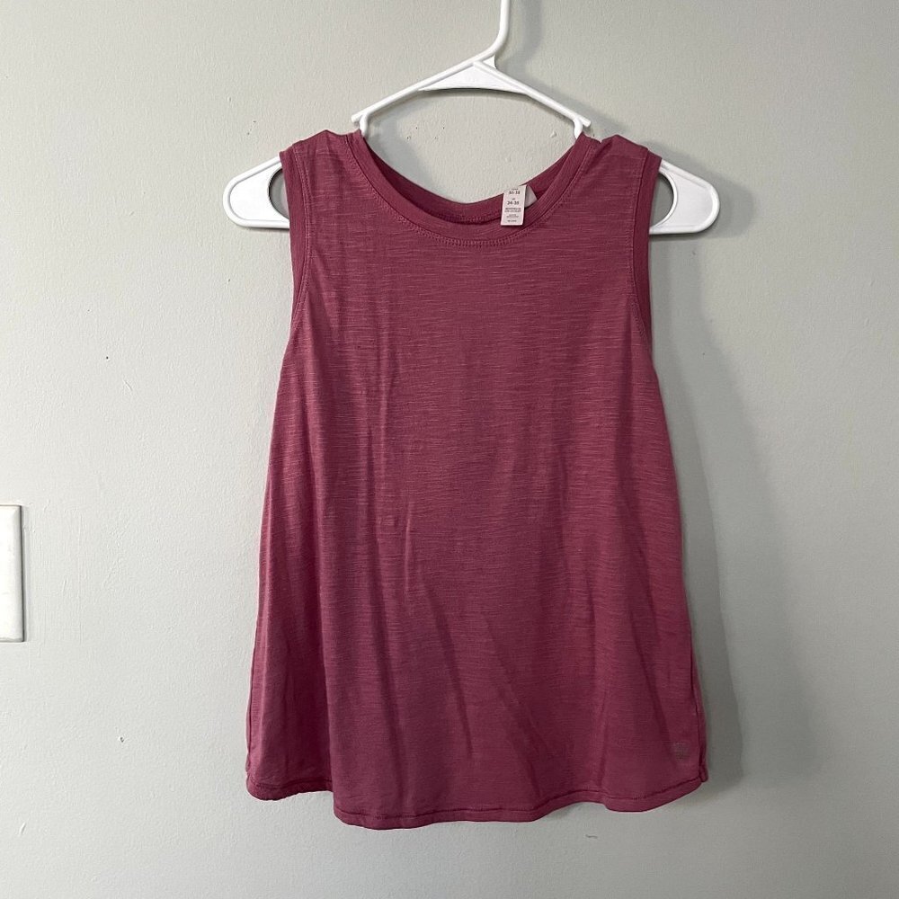 Balance Collection pink sleeveless tank top workout athleisure cutouts‎ size S